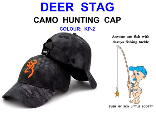 Deer stag cap - cap, black