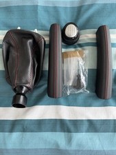 Saab 93 02-11 Upgrade Accessories Leather Gear Gaiter Gear Knob Hand Brake Cover