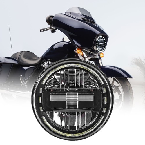Led round headlight drl - 7",