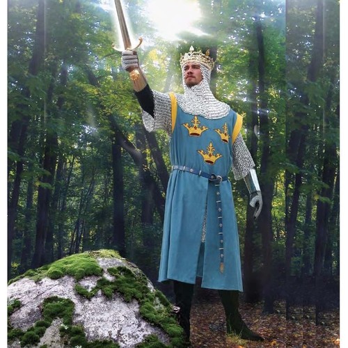 Medieval king arthur tunic - king,