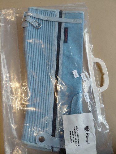 Rhinegold baby blue half - , chaps