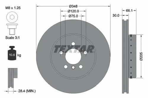 Brake disc internally - 2x,