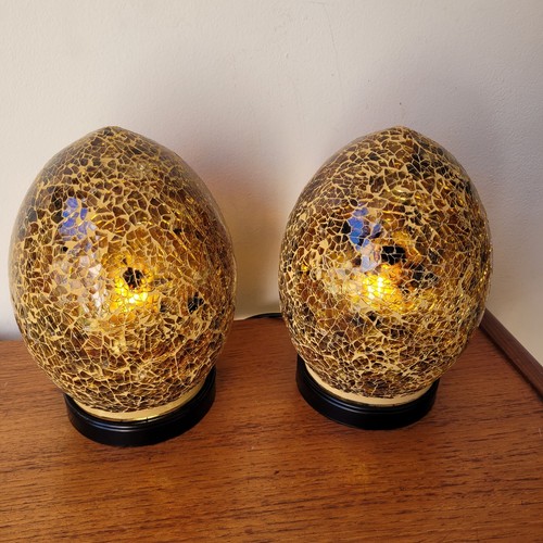 Pair moroccan style crackle - pair,