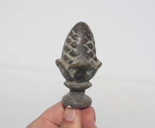 Antique brass furniture finial - brass,