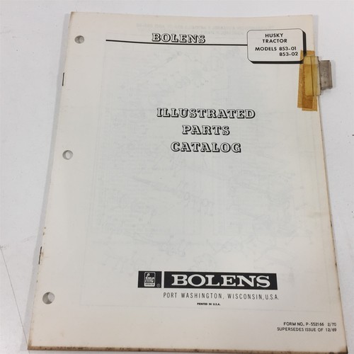 Bolens husky tractor - bolens, 853-01