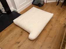 2x Luxury Feather Down Seat Base Inner Cushions From Loaf Jonesey Large Sofabed