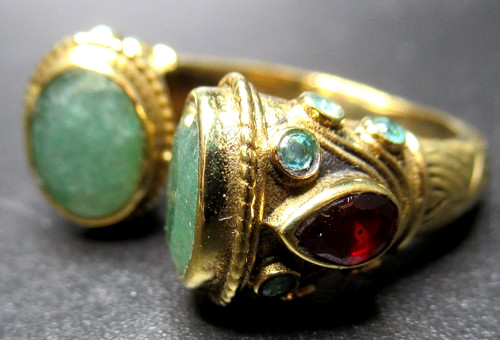 Gorgeous genuine jade garnet - genuine,