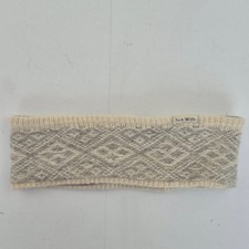 JACK WILLS Headband One Size Grey Women's Wool Blend Geometric Pattern