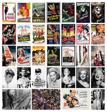 Classic Vintage Horror Movie Monroe Hepburn POSTERS OPTIONS A3 A4 BUY1GET2FREE