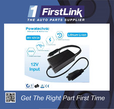 12V DC Car Charger for 36V