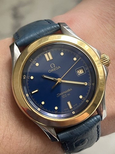 Omega seamaster 120m 18k - omega,