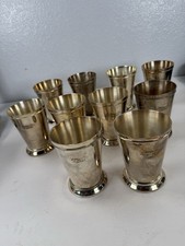 Vintage Mint Julep Cups Silver