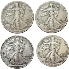 Bulk Lot of 4 1920-1929-S Half