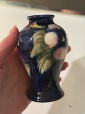 Moorcroft Wisteria Plum Vase
