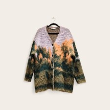 Zara Landscape Print Fluffy