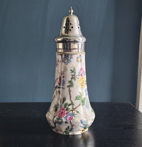 Vintage silver plate floral - vintage,