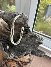 Opal Beads Necklace 14kt White Gold Clasp