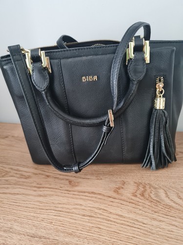 Biba bag black leather - biba,