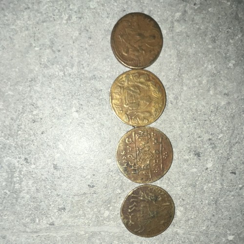 Old indian coins - indian,