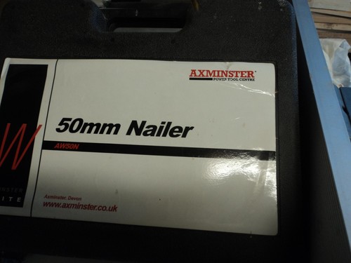 Used axminster 50mm nail gun - axminster,