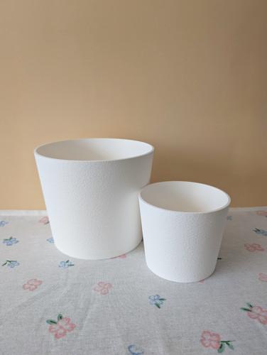 Piece textured planter - textured, set