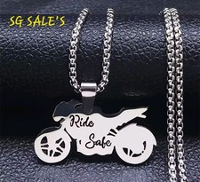 Motorbike necklace plectrum - motorbike,