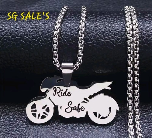 Motorbike necklace plectrum - necklace,