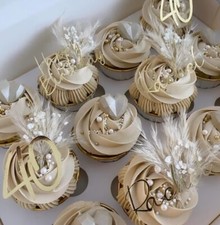 Handmade cupcake toppers - handmade,