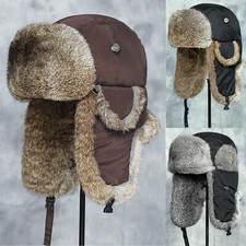 Real Rabbit Fur Ushanka