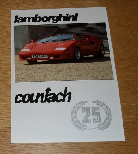 Lamborghini countach 25th - lamborghini,