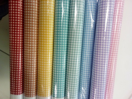 Makower gingham multi colours - makower,