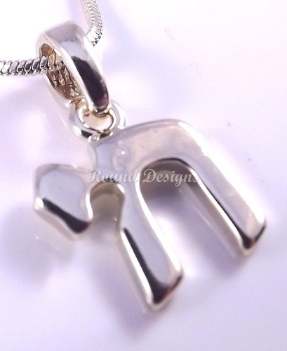 Chai judaica necklace pendant - chai,