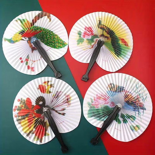 Six bird flower patterned - six, &