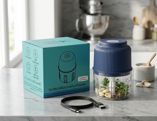 Mini portable food chopper - portable,