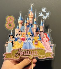 Custom PRINCESS Glitter Cake
