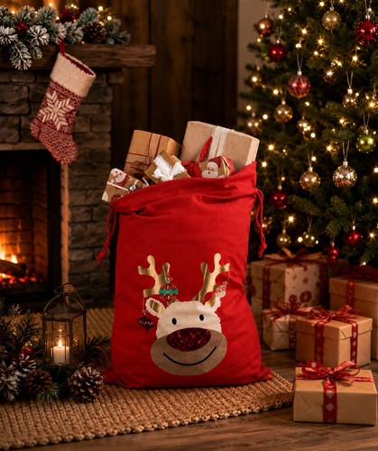 Faux velvet christmas santa - velvet,