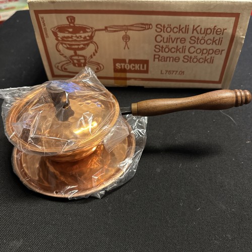 Vintage copper stockli netstal - copper,