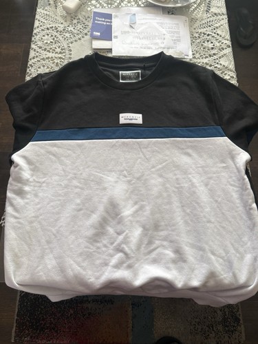 Black blue and white - blue,