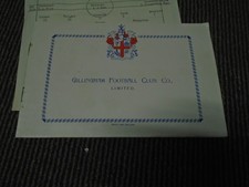 GILLINGHAM FC BACK TO LEAGUE CLUB OFFICIAL BOOKLET 1950