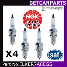 NGK ILKER7A8EGS Spark Plug x4