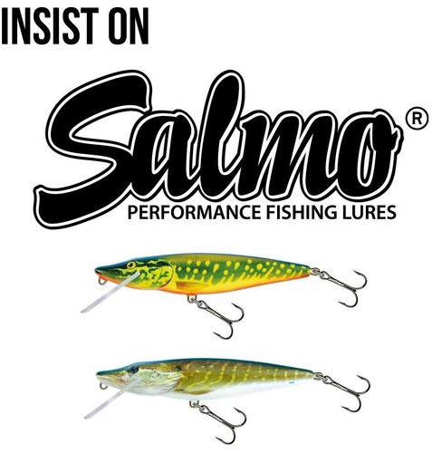 Salmo floating pike crankbait - salmo,