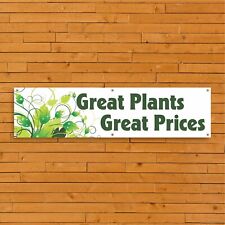Great Plants PVC Banners GCFC 051 - Great Prices Outdoor Garden Centre Signage