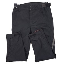 Rev'it! Mens Textile Padded Motorcycle Trousers Elastic Waist - Black - Size XL