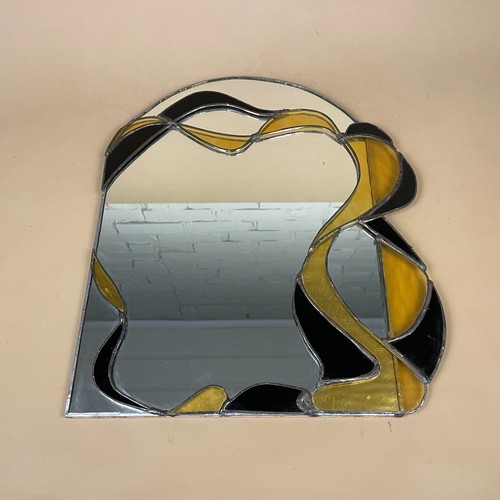 Stained glass wall - glass, mirror