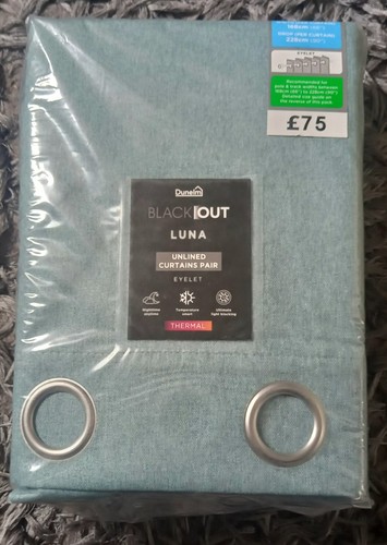Dunelm blackout luna unlined - blackout,