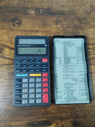 Vintage texas scientific - vintage, ti-34