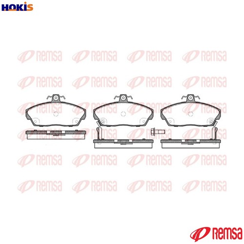Brake pad set disc - set,