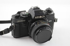 Vintage Minolta X-700 Film Camera Working w/ Minolta 50mm F/1.7 Lens & Lens Caps
