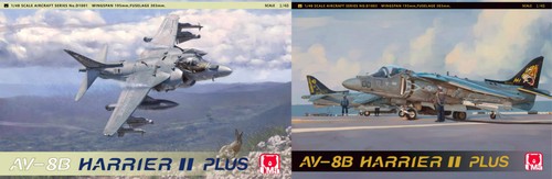 Uma model 8b harrier - 1/48, av-8b