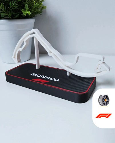Monaco racetrack display 3d - f1,